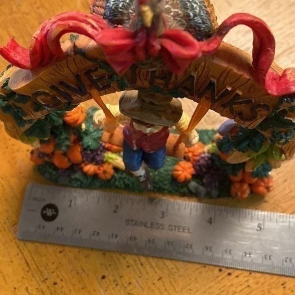 Thanksgiving candle holder and decoration - Picture 4 of 12